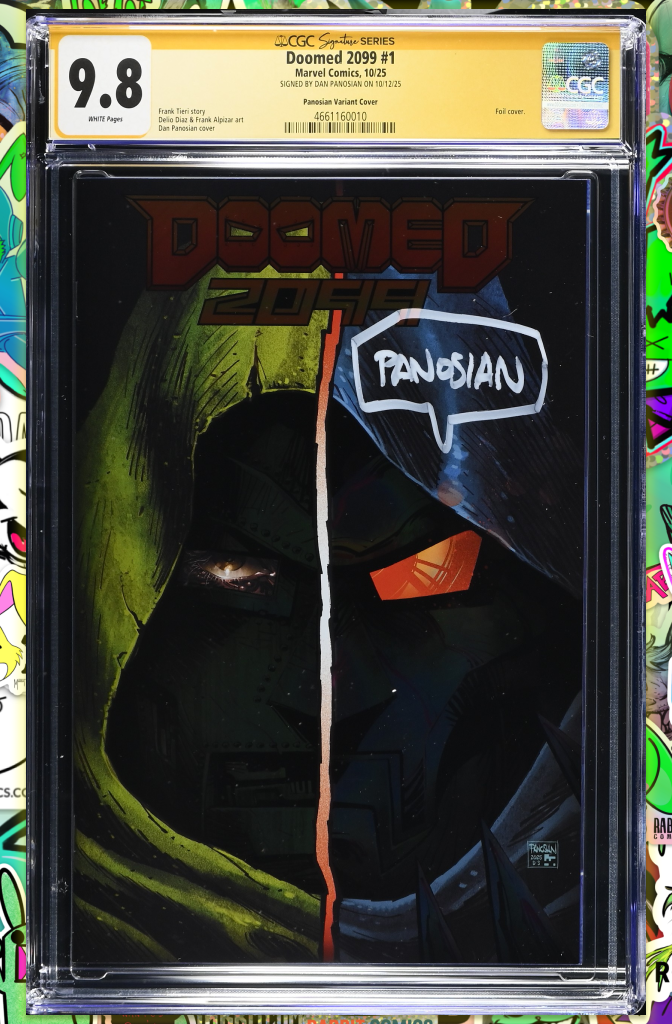 Doomed 2099 #1 Dan Panosian Doomed Mask Foil Variant | CGC SS 98
