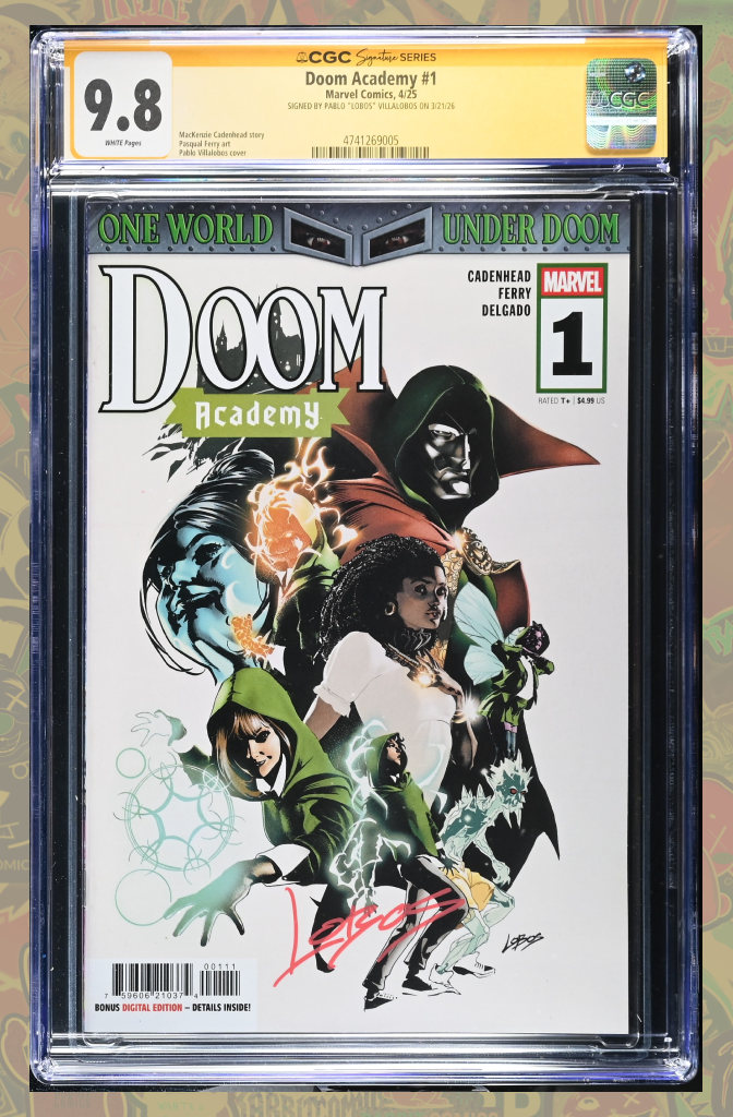 Doom Academy #1 | Lobos 1st Print | CGC SS 9.8