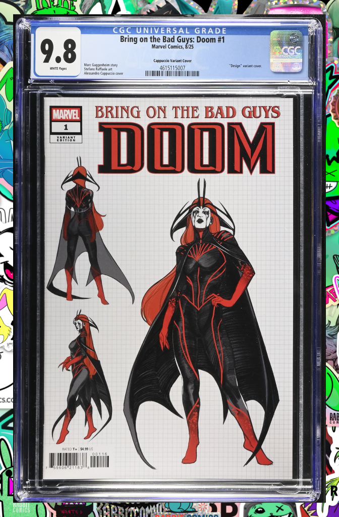 Bring On The Bad Guys: Doom #1 | Cappuccio Design 1:10 Ratio Variant | CGC 9.8