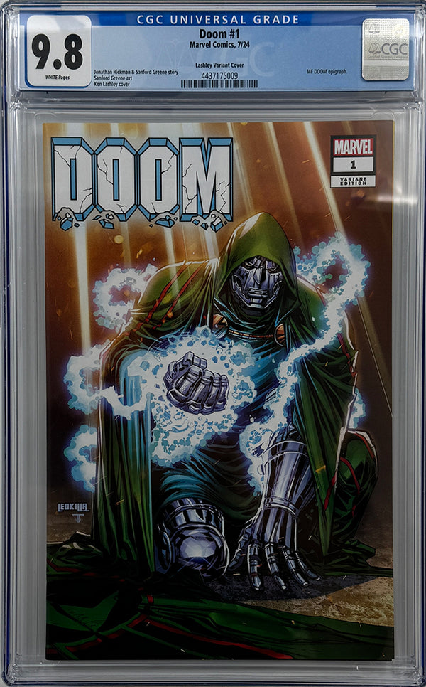 Doom #1 | Ken Lashley Limited Edition Exclusive Trade Variant | CGC 9.8