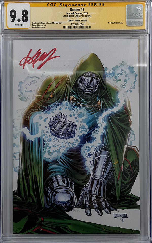 Doom #1 | Ken Lashley Limited Edition Virgin Variant | CGC SS 9.8