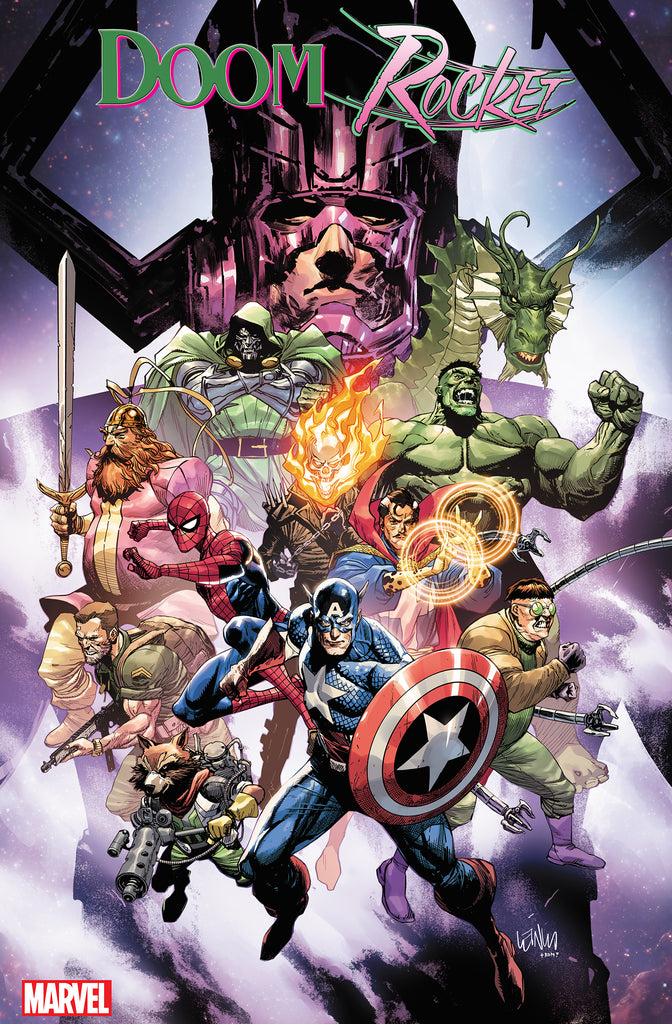 DOCTOR DOOM & ROCKET RACCOON #1 | LEINIL YU PROMO ART VARIANT