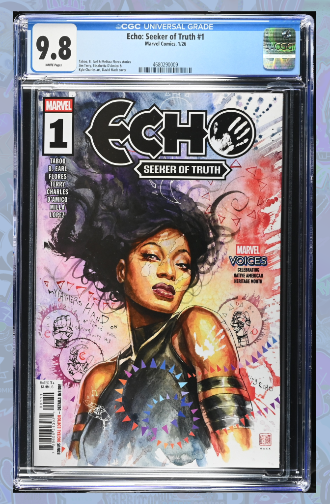 Echo: seeker of Truth #1 | David Mack Variant | CGC 9.8