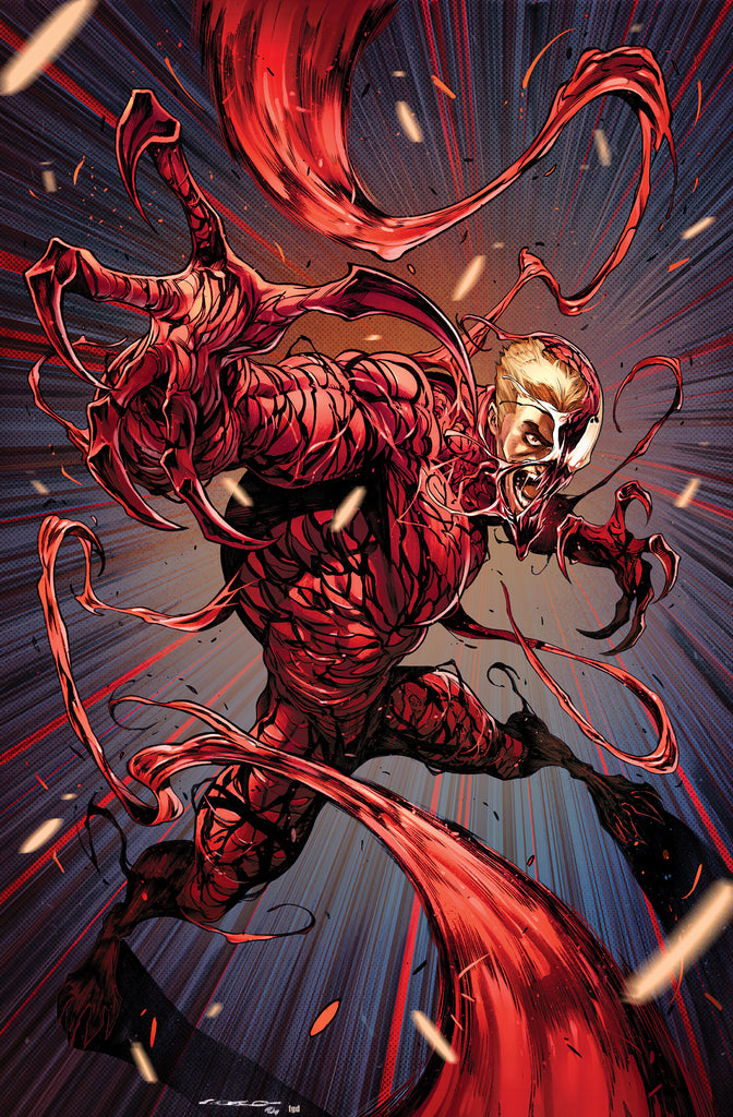 EDDIE BROCK: CARNAGE #1 | IBAN COELLO 1:100 RATIO VIRGIN VARIANT