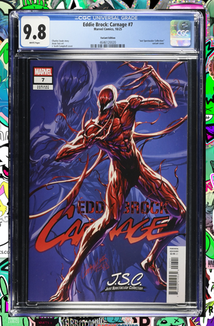 Eddie Brock: Carnage #7 J. Scott Campbell Variant | CGC 9.8