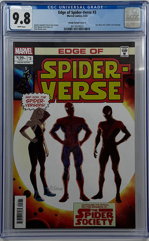 EDGE OF SPIDER-VERSE #3 | PETE WOODS HOMAGE VARIANT | CGC 9.8