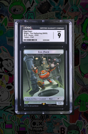 Egg Pawn | Sonic Secret Lair MTG 2101 | Token Foil | CGC 9