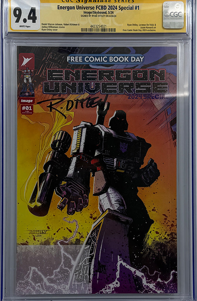 Energon Universe Free Comic Book Day | Signed By Ryan Ottley | CGC 9.4