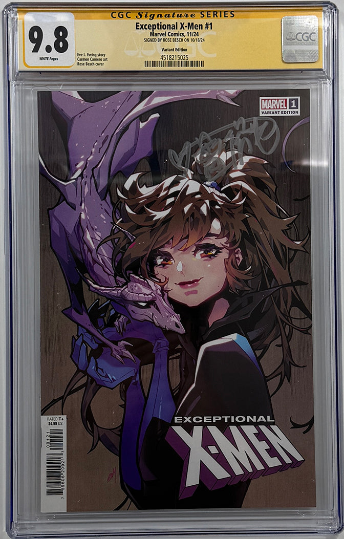 X-Men 1 9.8 *Gambit outlets Rogue Psylocke Cover B*