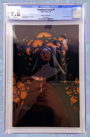 Excommunicated #1 Cover H Jeremy Robinson Full Art Foil | CGC 9.8