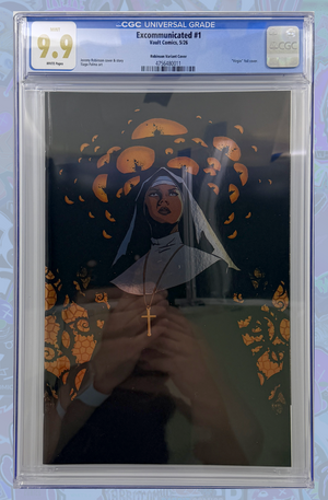 Excommunicated #1 Cover H Jeremy Robinson Full Art Foil | CGC 9.9