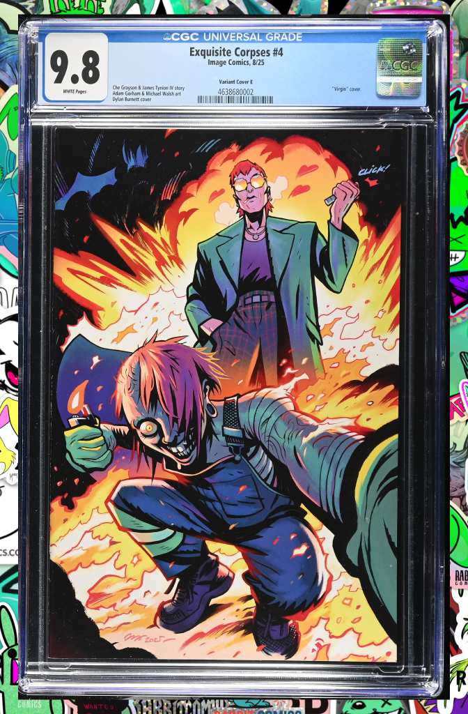 Exquisite Corpses #4 Cover E 1:25 Ratio Dylan Burnett Variant | CGC 9.8