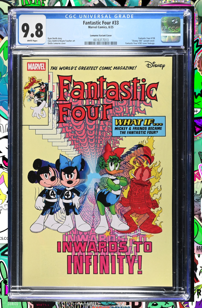 Fantastic Four #33 | Giulia Lomurno Disney What If? Fantastic Four Homage Variant | CGC 9.8