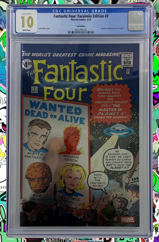 Fantastic Four #7 | Facsimile Edition Foil Variant | CGC 10
