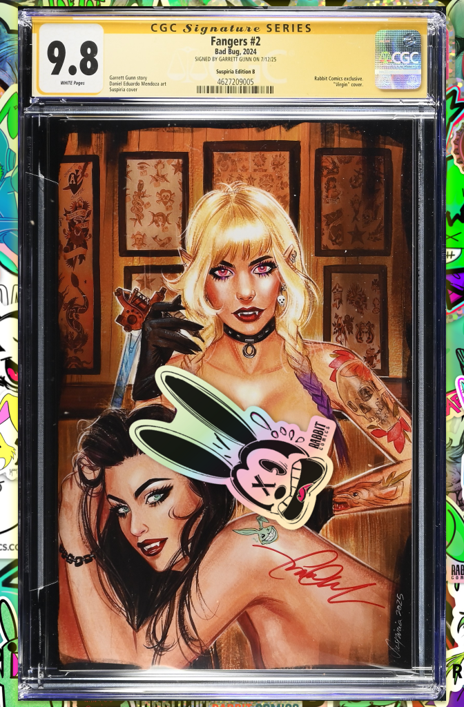 Fangers #2 | Suspiria C2E2 SPICY Variant | Signed by Garrett Gunn | CGC SS 9.8