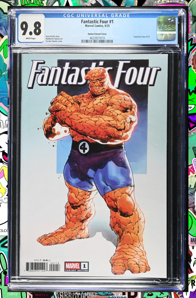 Fantastic Four #1 | Jerome Opena 1:25 Ratio Variant | CGC 9.8