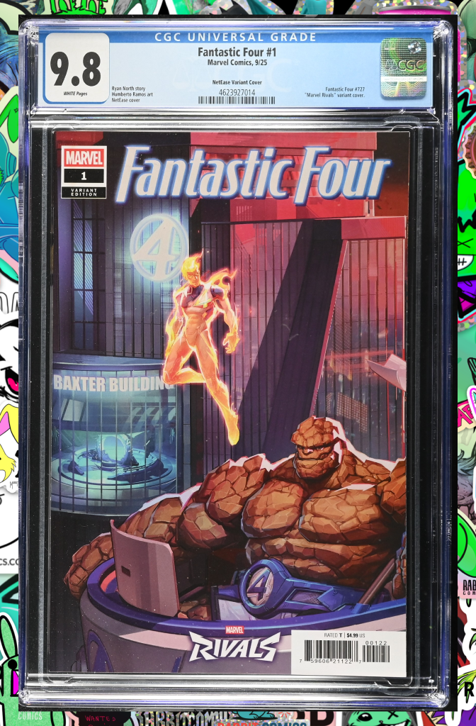 Fantastic Four #1 | Netease Games Marvel Rivals 2-Part Connecting Variant | CGC 9.8