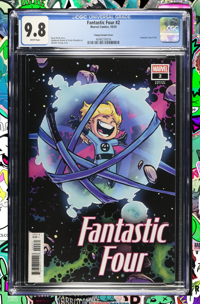 Fantastic Four #2 Skottie Young 5-Part Connecting Variant | CGC 9.8