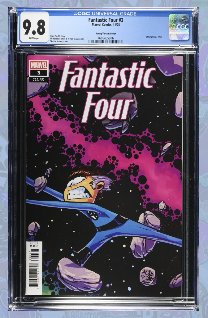 Fantastic Four #3 Skottie Young 5-Part Connecting Variant | CGC 9.8