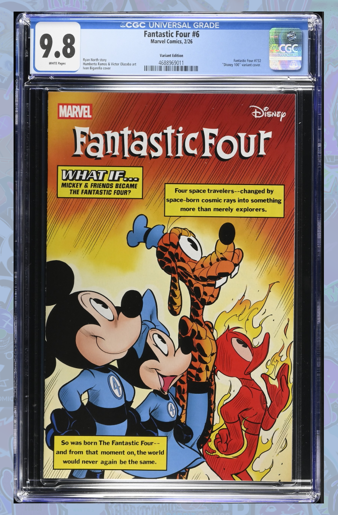 Fantastic Four #6 What if Disney Variant | CGC 9.8