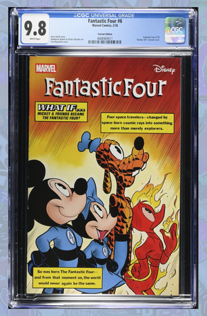 Fantastic Four #6 What if Disney Variant | CGC 9.8