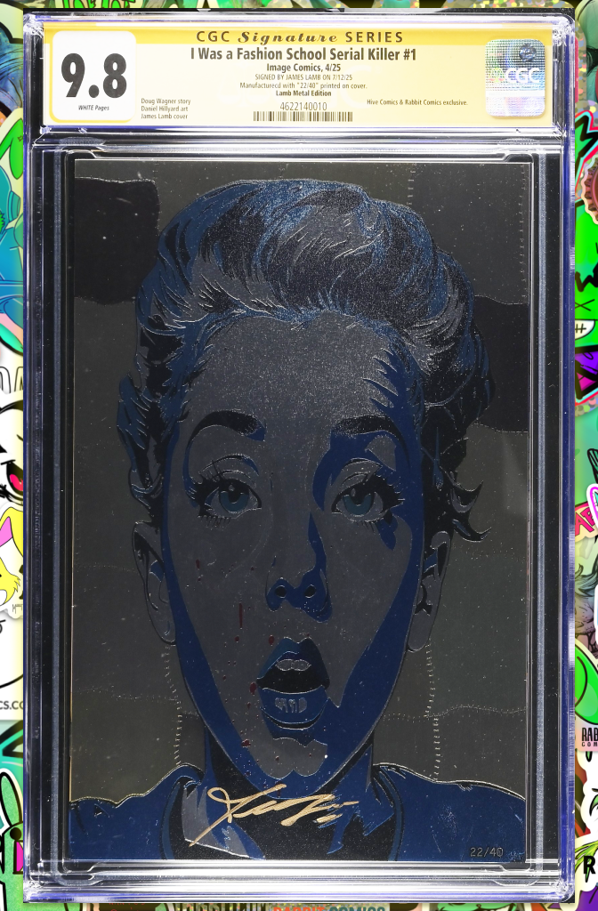 I Was A Fashion School Serial Killer #1 (Of 5) | Lamb Variant METAL Cover | Rabbit Exclusive | CGC SS 9.8 (Copy)