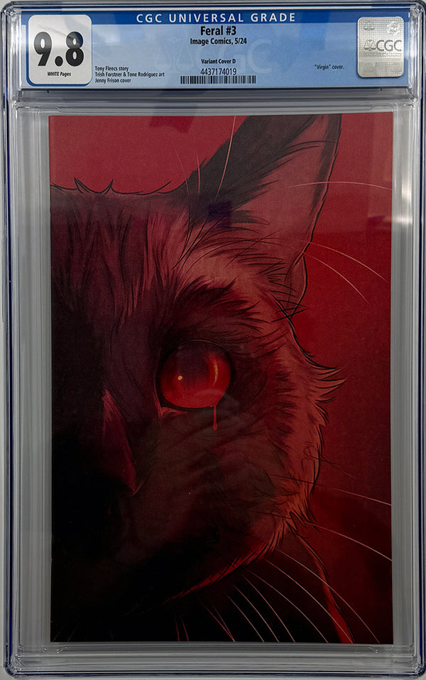 FERAL #3 | Jenny Frison 1:25 Ratio Variant | CGC 9.8