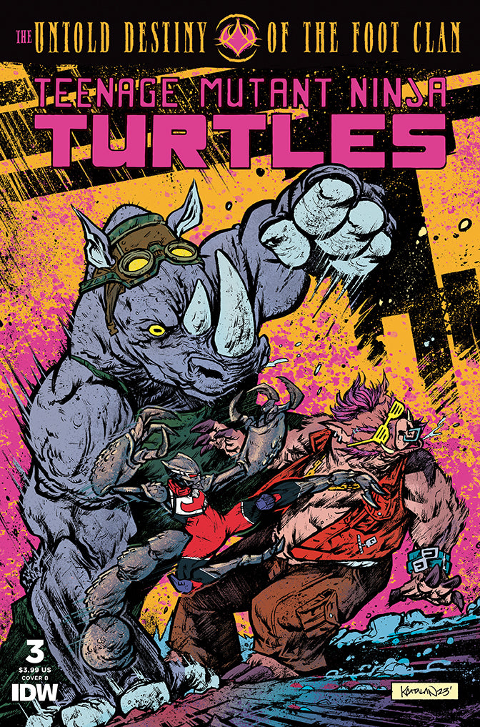 Teenage Mutant Ninja Turtles: The Untold Destiny of the Foot Clan #3 | Cover B