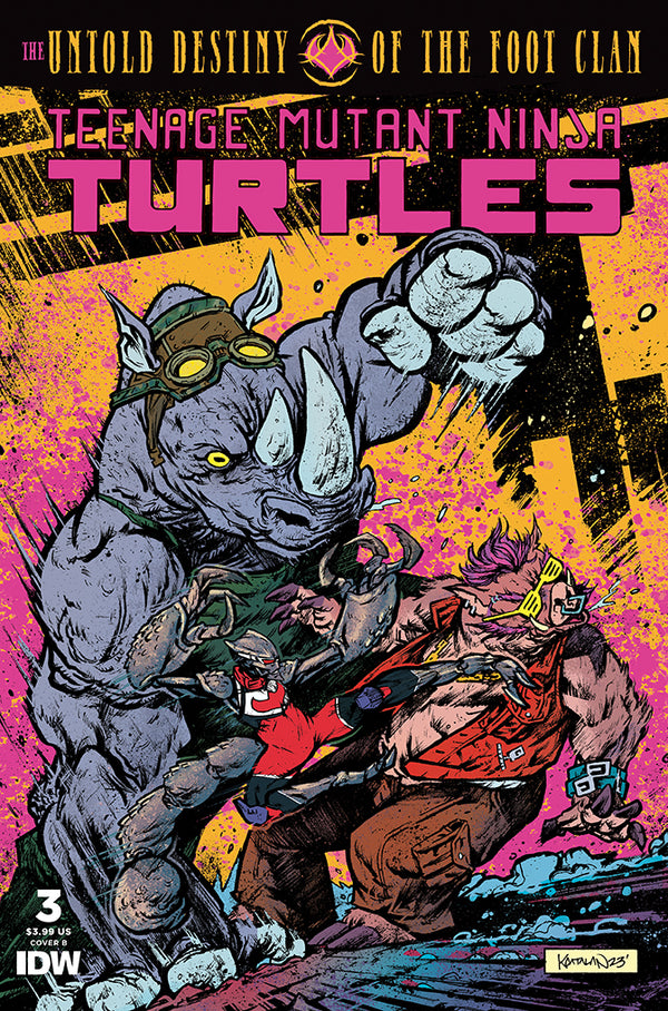 Teenage Mutant Ninja Turtles: The Untold Destiny of the Foot Clan #3 | Cover B | PREORDER
