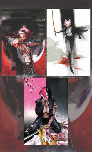 EXQUISITE CORPSES FOX MASK KILLER #1 | 1:25, 1:50, 1:100 Ratios | 3 Book Bundle