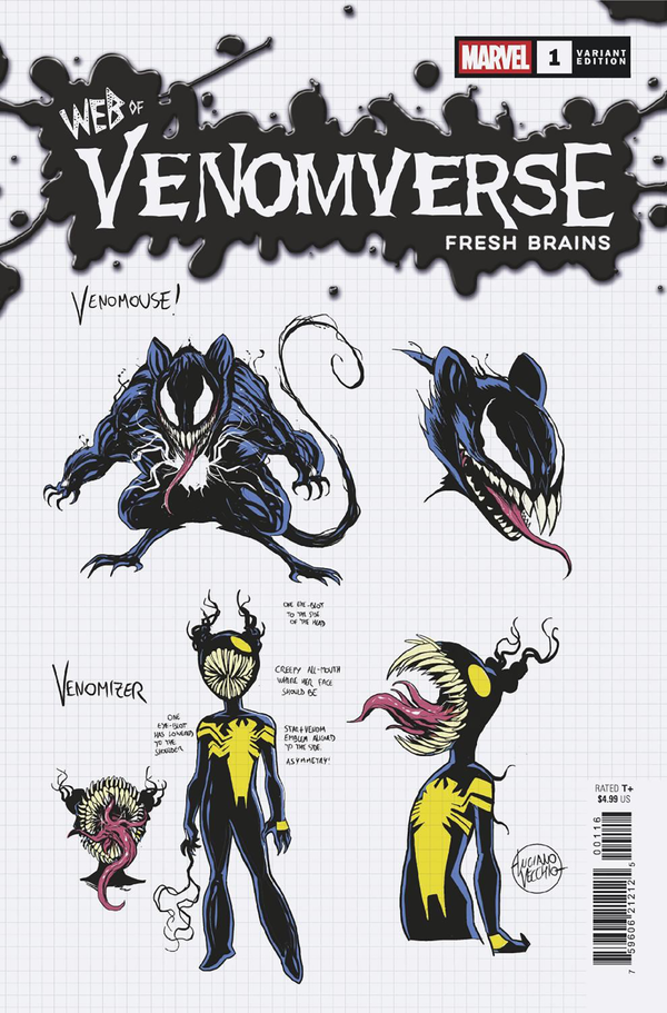 Web Of Venomverse: Fresh Brains #1 | Luciano Vecchio 1:10 Ratio Design Variant | PREORDER