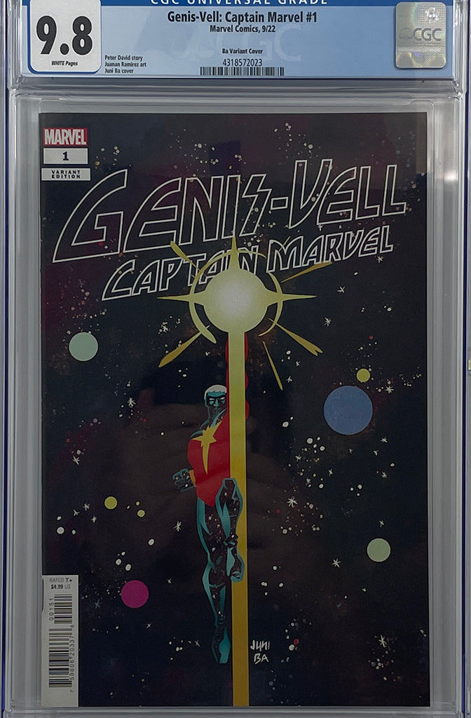 GENIS-VELL CAPTAIN MARVEL #1 | 1:25 RATIO VARIANT | CGC 9.8