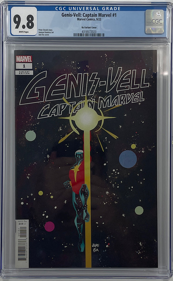 GENIS-VELL CAPTAIN MARVEL #1 | 1:25 RATIO VARIANT | CGC 9.8