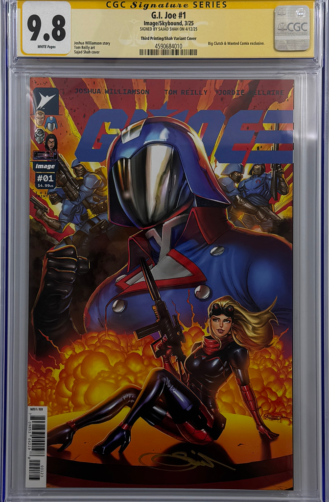 GI JOE #1 | Sajad Shah Variant | CGC SS 9.8