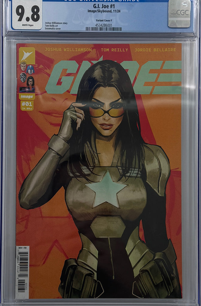 GI JOE #1 | CVR F SOZOMAKIA VARIANT | CGC 9.8
