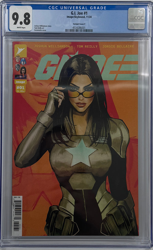 GI JOE #1 | CVR F SOZOMAKIA VARIANT | CGC 9.8