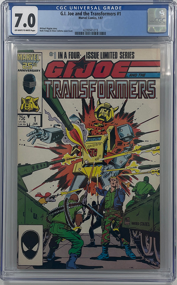 G.I. Joe and Transformers #1 (1987) | CGC 7.0