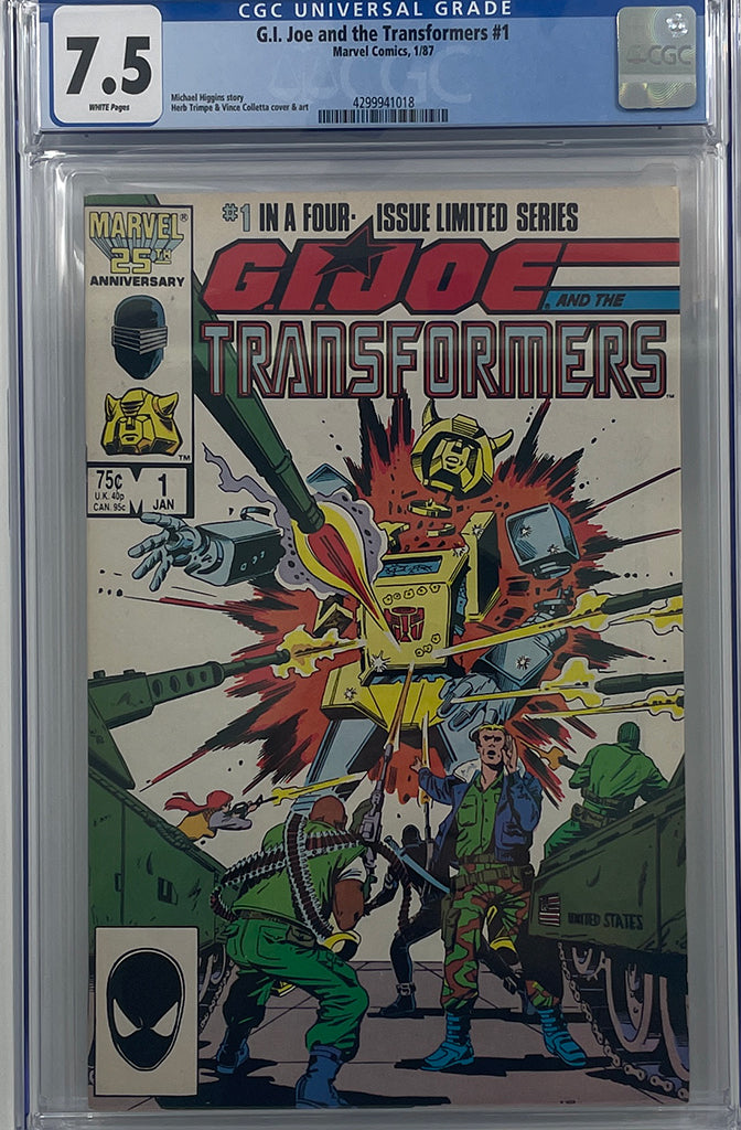 G.I. Joe and Transformers #1 (1987) | CGC 7.5