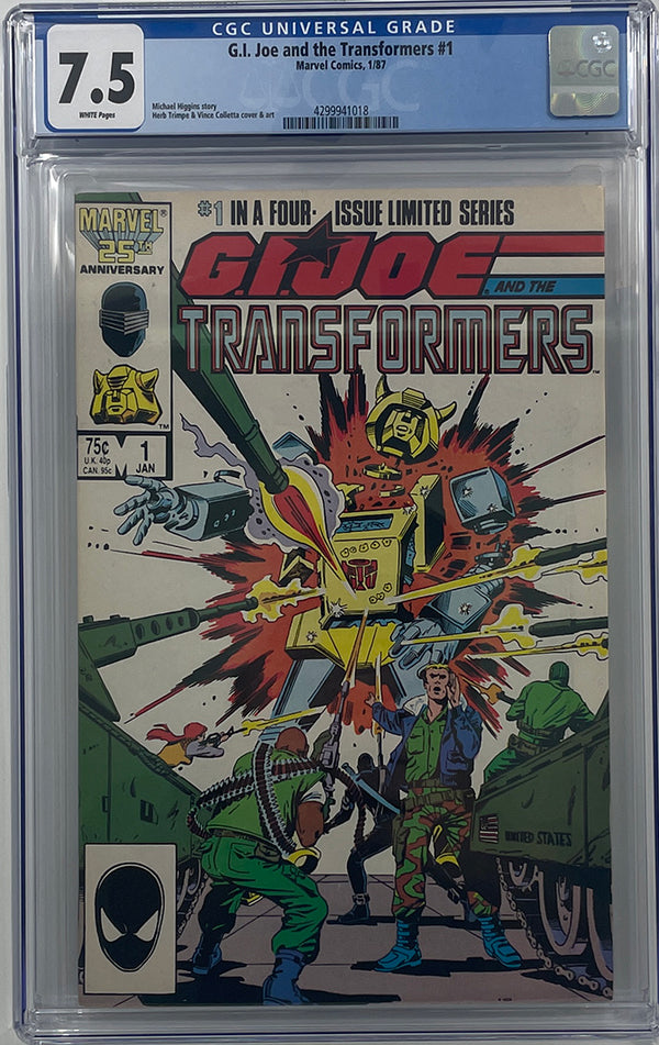 G.I. Joe and Transformers #1 (1987) | CGC 7.5