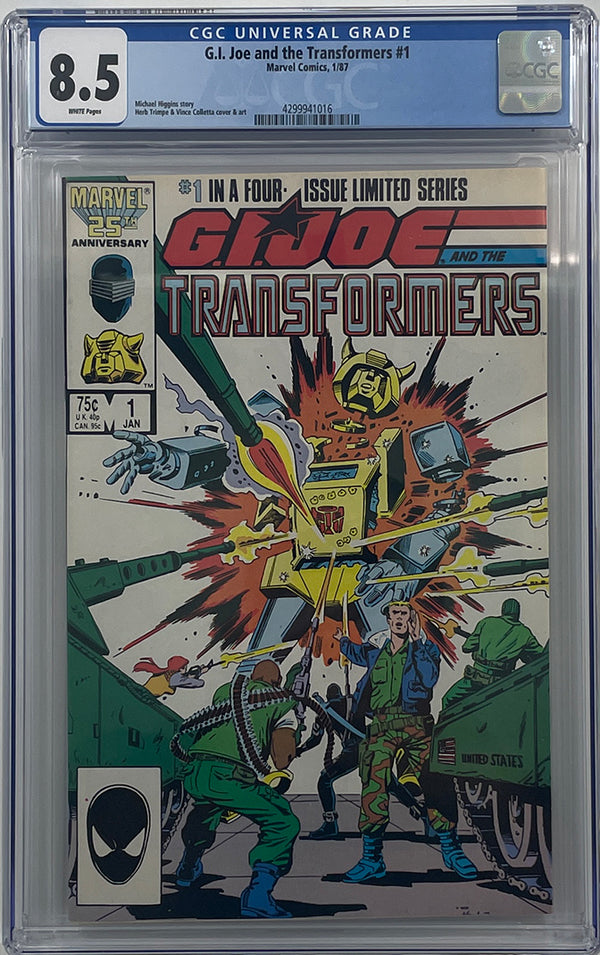 G.I. Joe and Transformers #1 (1987) | CGC 8.5