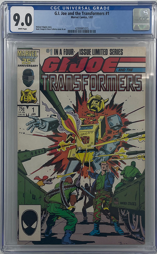 G.I. Joe and Transformers #1 (1987) | CGC 9.0