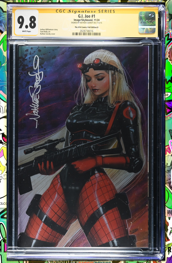 GI JOE #1 | Szerdy Foil Variant Cover | Signed by Szerdy | CGC SS 9.8