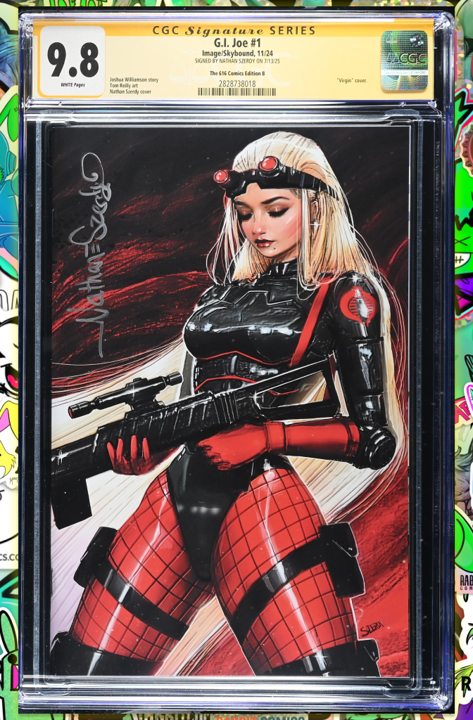 GI JOE #1 | Szerdy Variant Cover | Signed by Szerdy | CGC SS 9.8