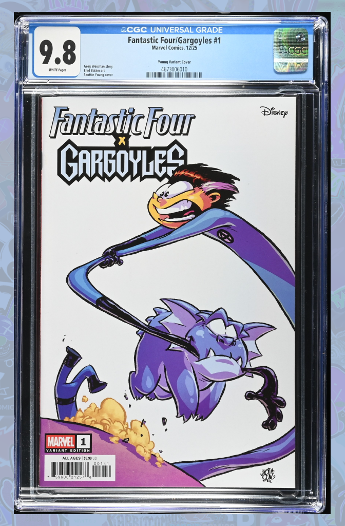 Fantastic Four/Gargoyles #1 Skottie Young Variant | CGC 9.8