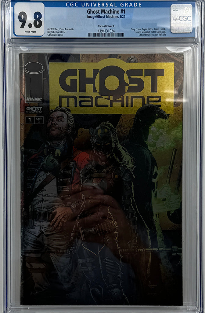 GHOST MACHINE (ONE SHOT) | CVR B GARY FRANK FOIL VARIANT | CGC 9.8