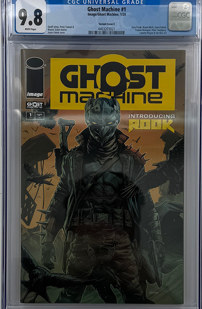 GHOST MACHINE (ONE SHOT) | CVR E JASON FABOK VARIANT | CGC 9.8