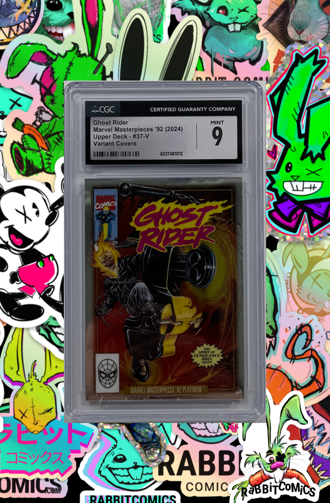 MARVEL MASTERPIECES 92 (2024) GHOST RIDER | UPPER DECK 37-V  | CGC MINT 9
