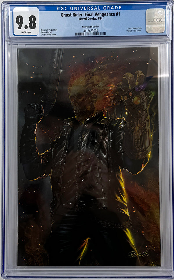 GHOST RIDER FINAL VENGEANCE #1 | LUCIO PARRILLO FOIL VARIANT | CGC 9.8