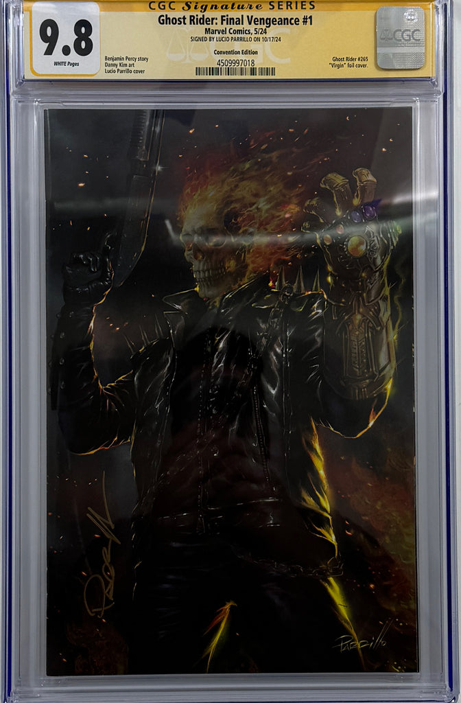 GHOST RIDER FINAL VENGEANCE #1 | LUCIO PARRILLO FOIL VARIANT | CGC SS 9.8