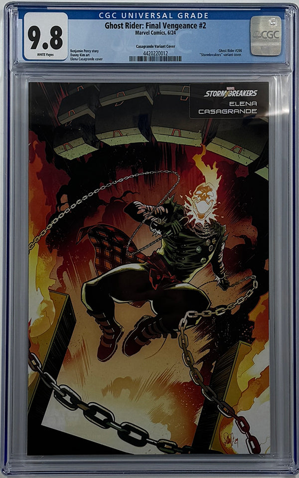 GHOST RIDER: FINAL VENGEANCE #2 | CASAGRANDE STORMBREAKERS VARIANT | CGC 9.8